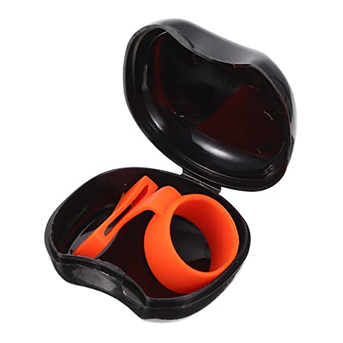 Mikinona ポータブルギターピックホルダー 滑り止め設計 ギターピック収納カバー 指にフィットするコンパクトオーガナイザー 耐摩耗性素材