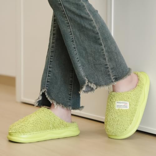Image of Slippers for Women Men, Memory Foam Slippers for Women, Soft Thick Fuzzy Bedroom House Shoes Indoor Outdoor