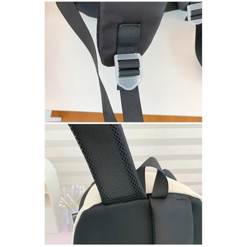 Large Capacity Cartoon Backpack, Clear Front Pocket, Nylon Bag, Anime Daypack For Women Men Climbing Work3