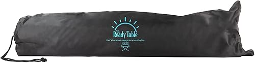 Miniatura 9 de Ready Table Mesa plegable grande y ligera para exteriores con tapa dura de aluminio. Útil para playas, canotaje, camping y más. Mesa portátil de 22
