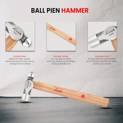 Image of Link Prabal Hammer (Ball Pein Hammer, 500GM)