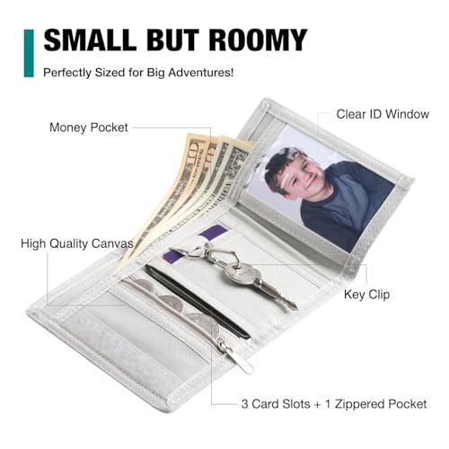Image of Kids Wallet for Boys, Little Boys Wallet for Kids Ages 4-5-6-7-8-9-10-11-12, Spider Toddler Wallets for Boy w /Coin Pocket, Little Childrens Wallets Novelty Christmas /Birthday Gifts