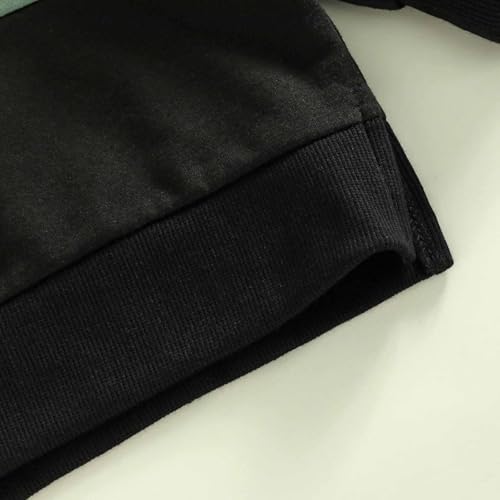 Half Zip Sweatshirts for Boys Girls Casual Long Sleeve Color Block Hooded Shirts Oversized Blouses Hiking School2