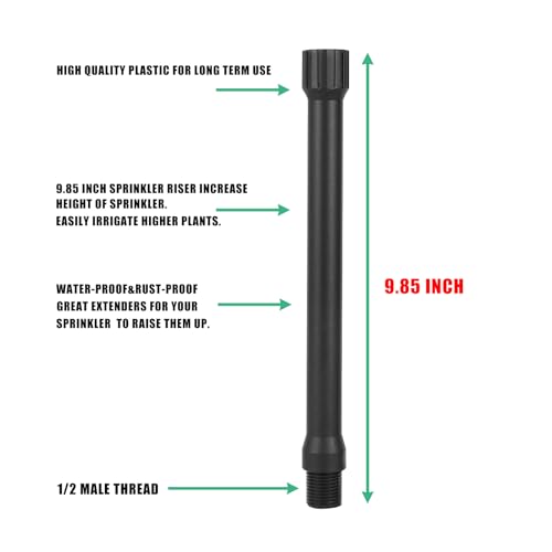 image for NFAMRZCAR 1/2 Inch Male to Female Multifunctional Sprinkler Extensions