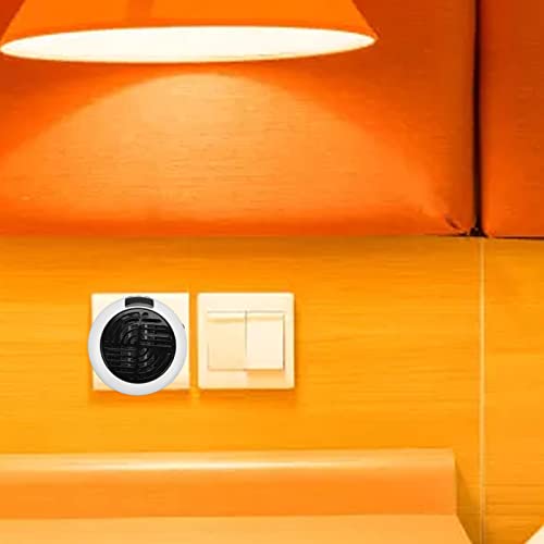 Aquecedor de Ar de Plugue Pequeno Tomada de Parede Pequena Aquecedor de Ambiente Elétrico Sem Fio Co