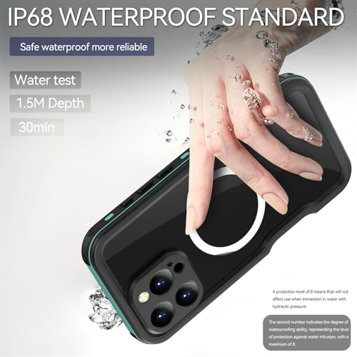 Coque étanche pour iPhone 16 Pro Max MagSafe protégeant contre l'eau et les chutes - 2