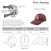 Having A Felon for A Mom Builds Character Hats for Mens Fashion Washed Wine Red