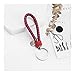 Produktbild GQDZ 33 Farben PU-Leder flicht gesponnenes Seil BTS Keychain DIY Beutel-Anhänger Schlüsselanhänger Halter-Auto-Schlüsselanhänger Männer Frauen Schlüsselanhänger Schlüsselanhänger (Color : 008)