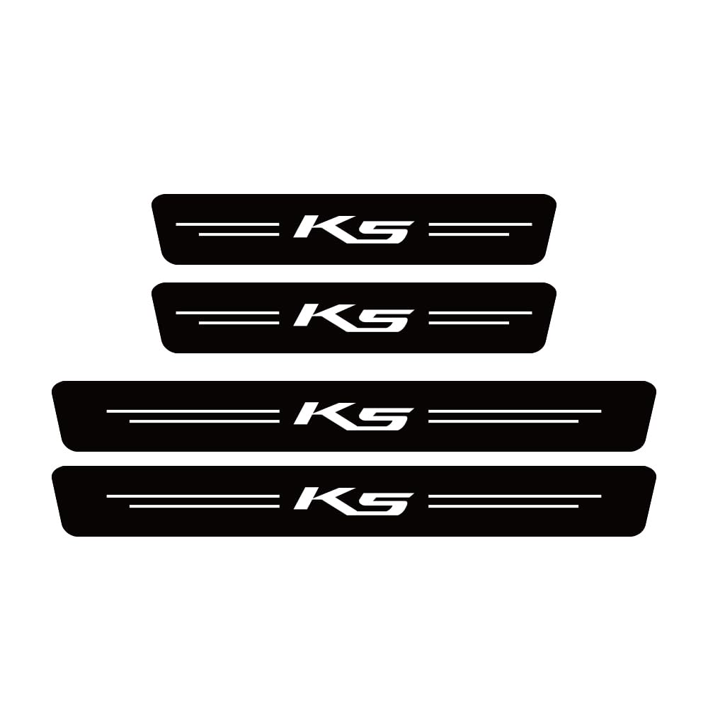 SDYAYFGE 4Pcs Kick Plates Car Door Sill Protector,for kia K5
