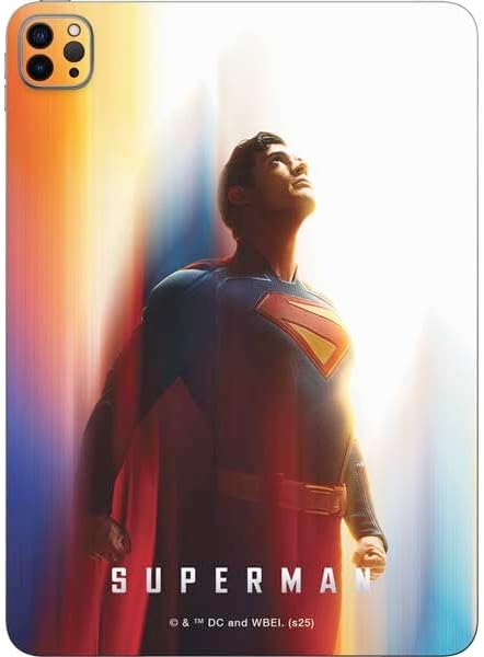 Skinit Decal Tablet Skin Compatible with iPad Pro 12.9in (2020) - Officially Licensed DC Comics Superman Comic Pattern Logo in Red Design