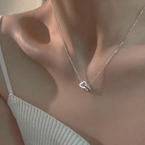 Cadeau pour femmes original collier cœur ajouré et chaîne ajustable - 3