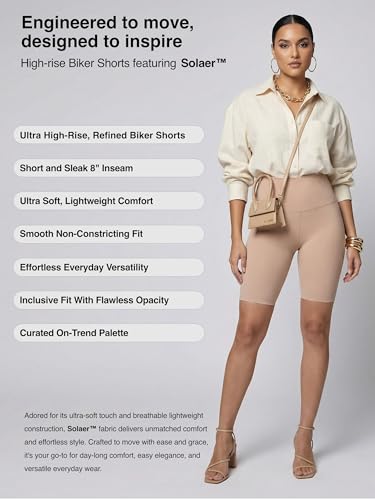 Image of Conceited High Waisted Ultra Soft Leggings for Women - Full Length, Capri Length and Biker Shorts - Available in Plus Size