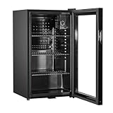 Baridi 85L Under Counter Drinks/Beer & Wine Cooler Fridge with Light, Black - DH13A - Image 5
