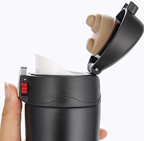 mug de voyage, TASSE D'EAU la Tasse Isotherme En Acier Inoxydable 450Ml(White)