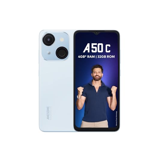 itel A50C|6.6" Hd+ Display with Dynamic Bar| 2Gb Ram +32Gb ROM, Upto 4Gb Ram with Memory Fusion|Octacore Processor|8Mp Ai Dual Rear Cam|Fingerprint & Face Unlock, Blue (B0DBM3HMKF) Amazon Price History, Amazon Price Tracker