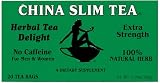 China Slim Tea (Extra Strength), 1.7 Oz (20 Count)