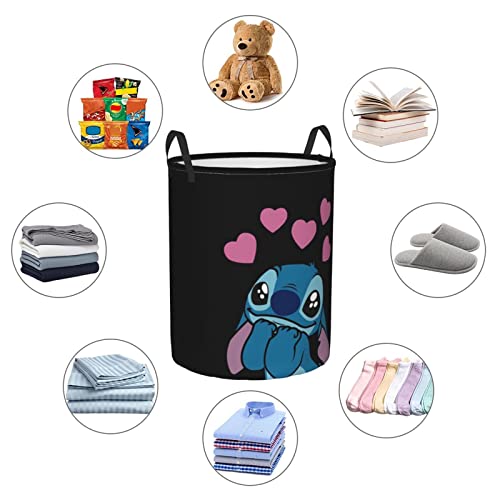 Laundry Hamper Durable Waterproof Laundry Bags With Handles Circular Foldable Storage Basket Portable 50L For Bathroom/Dorm/Bedroom #TOP3