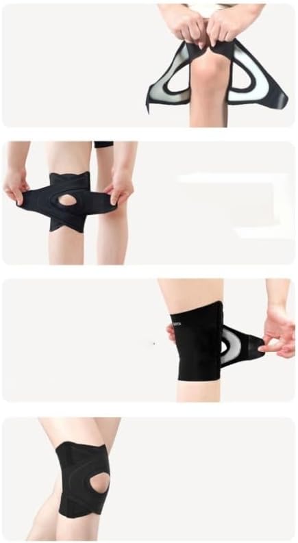 Exercise, Protection Knee Pads for Sports Protection Outdoor Mountaineering Basketball Running Knee Pads for Fitness, Cycling, Running, Playing Football