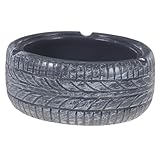 Ornement de cendrier - il peut être placé dans votre chambre pour la décoration, également, un bon et une collection personnelle, un design unique et réaliste en forme de pneu, et plus , cendrier de bureau