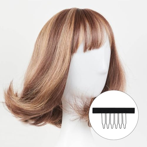 Set de 20 Peines para Pelucas con Dientes de Metal Negro miniatura 2