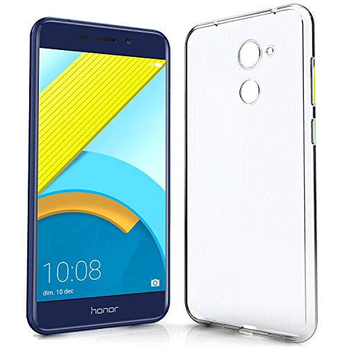 N NEWTOP Cover Compatibile per Huawei Nova Smart/Honor 6C, Custodia TPU Clear Gel Silicone Trasparente Slim Sottile Flessibile Case Posteriore Protettiva (per Nova Smart/Honor 6C)