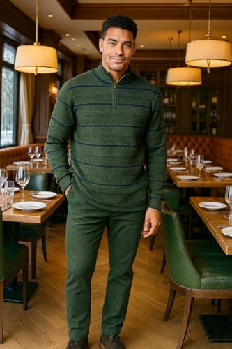 STACY ADAMS Men’s Sweater Full Patterned Design3