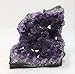 SUPERIOR Amethyst Cluster - 1/2 to 1 lb - Uruguayan Amethyst Crystals. Includes a Bonus 3 inch Selenite Wand in a Velvet Bag.