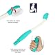 Bottom Bum Wiper, Selbsthilfe Toilette Mobility Aid Selbst Wischen, langer Griff Reach Comfort Bottom Wiper Holder Toilettenpapier Tissue Grip Selbstwischhilfe für Selbstwischhygiene Einfacher