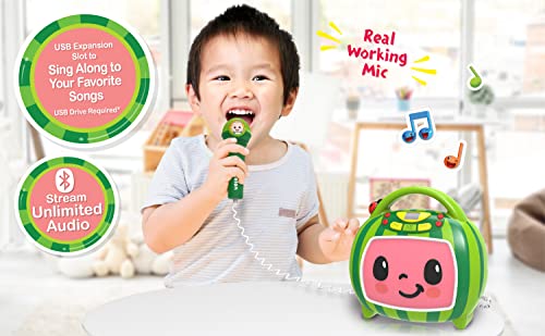 Ekids Cocomelon Karaoke Machine With Built-In Cocomelon Songs And Microphone For Kids #TOP2