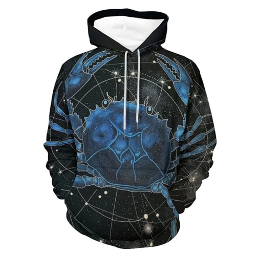 Sweat à capuche Homme Femme Constellations : le hoodie doux qui résiste au froid hivernal