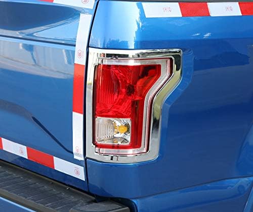 ABS Chrome Rear Tail Light Trim Cover 2pcs for Ford F150 F-150 2015-2019