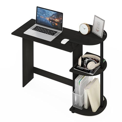Bureau d'ordinateur avec étagère Furinno pour optimiser les petits espaces - 6