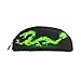 Produktbild miloha grün Fire Chinesischer Drache schwarz Bleistift Tasche Pen Box Organisatoren für Home Office Studenten, Kosmetiktasche Make-up Tasche für Frauen