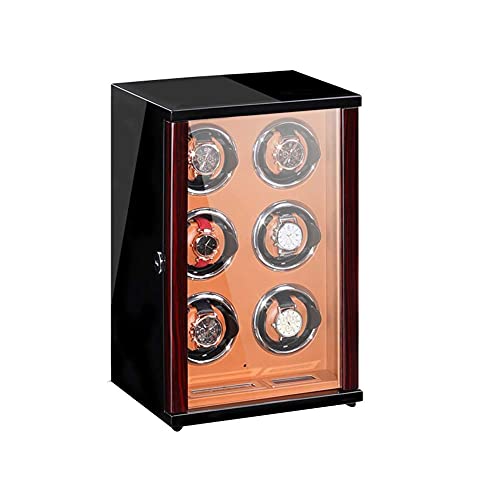 Caja automática para 4+6 relojes con motor silencioso y estuche impermeable de almacenamiento