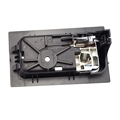 Rlb-Hilon Interior Door Handle Compatible With Ford F150 2009 To 2014 Year Front Or Rear Right Passenger Side Door, Chrome Lever Black Housing, Replacement For # Cl3Z-1522600-Ga 9L3Z-1522600-Cb #TOP4