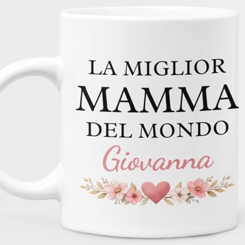 Generico Tazza Personalizzata La Miglior Mamma del Mondo con Nome