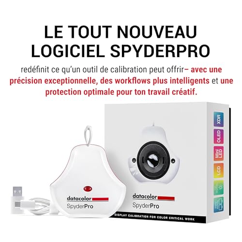SpyderPro Datacolor calibration d'écran 12000 nits avec 3D LUT