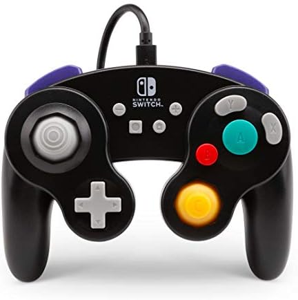 PowerA Wired Controller for Nintendo Switch: GameCube Style - Black