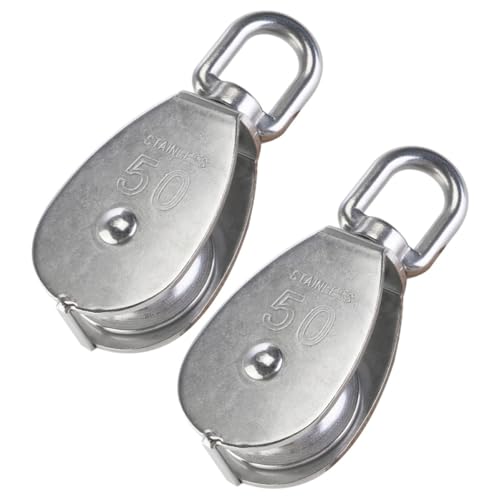 Poulies fixes anti rouille pour bloquer et lever sans effort