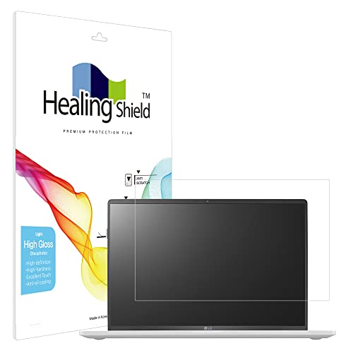 Healingshield XLV[tیtB Screen Protector Light Oleophobic High Gloss Film Compatible with LG Gram Style 14Z90RS 14ZD90RS