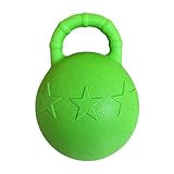 Bothyi Ball Horse Play Game Ball Food Grade Rubber Elastic 9.84 inch for Medium Large Dogs Play with Handle Dog Toy