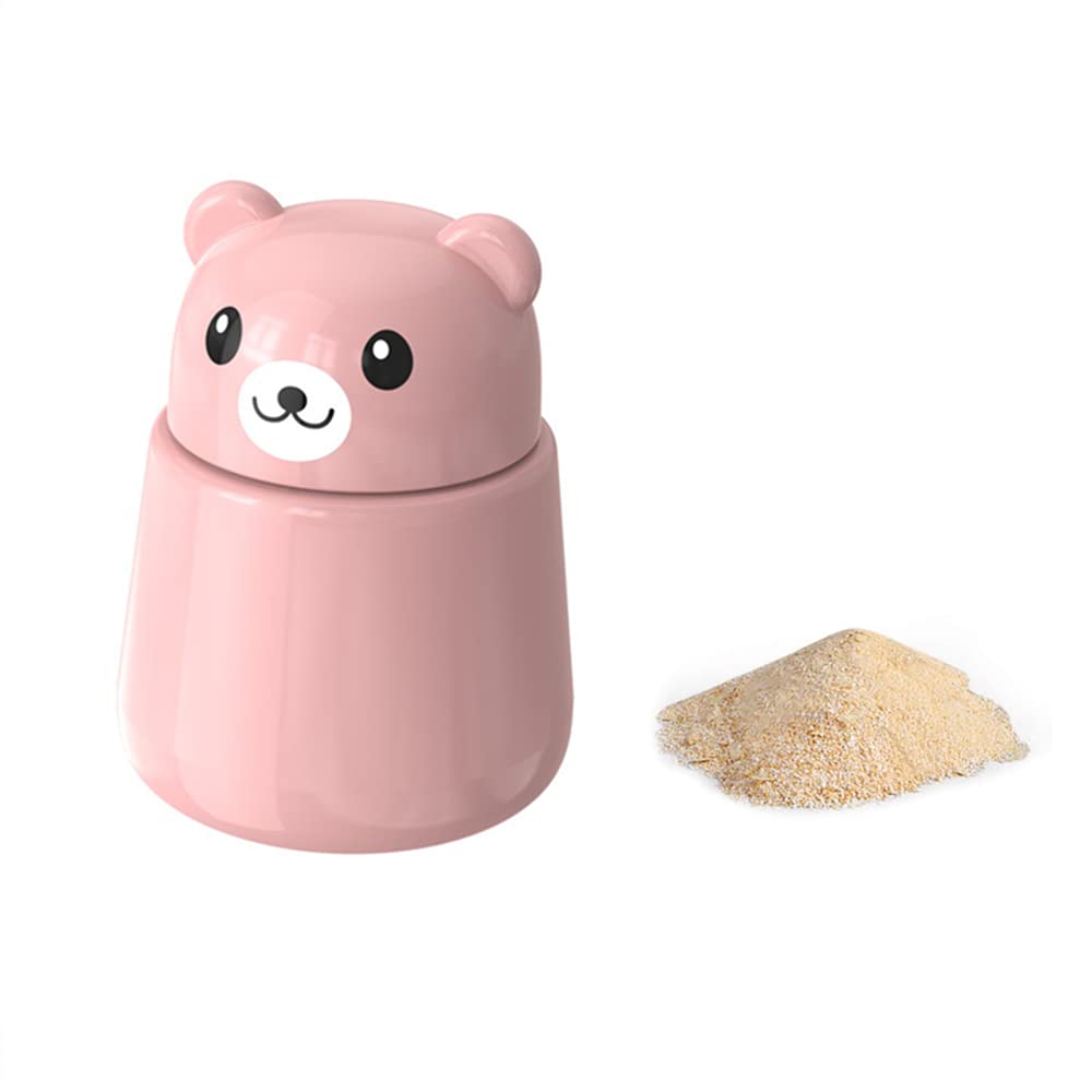 Pill Crusher and Grinder Bear Shape Pill Crusher Grinder Pill Crusher for Family Kids Pink