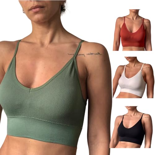 Kit 2 Top Sutiã Soutien Alça Fina Com Bojo Confortável Liso E Removível (BR, Alfa, M, Regular, PRETO