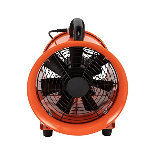 Extractor Industrial JJIESHENG, Ventilador Portátil de 10 Pulgadas con Ducto de 32.8 pies, 320W, Alta Velocidad para Taller o Almacén miniatura 5