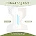SUNKISS Masterpiece Adult Diapers with Tabs, Unisex Disposable Incontinence Briefs for Women and Men, Odor Control, White, Large/XLarge, Previously Large, 10 Count