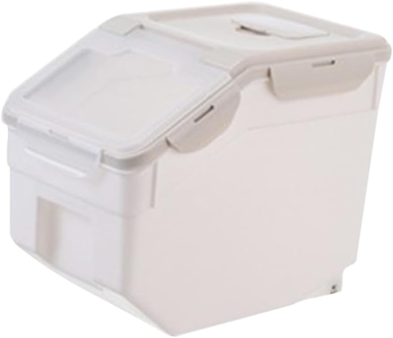 VICASKY 1PC Airtight Pet Food Storage Container Durable Canister for Dog Cat Dustproof Sealing Bucket for Rice S Keeps Food Fresh