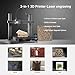 Snapmaker 2.0 A350T 3D Printer 3 in 1 with 3D Printing Laser Engraving CNC Carving,Modular Design,3 in 1 Software,Large Printing Size 350X330X320mm,All Metal Frame with 5