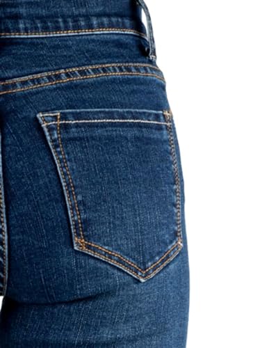 Stetson Western Jeans Womens Flare 6 Long Blue 11-054-0921-2419 BU4