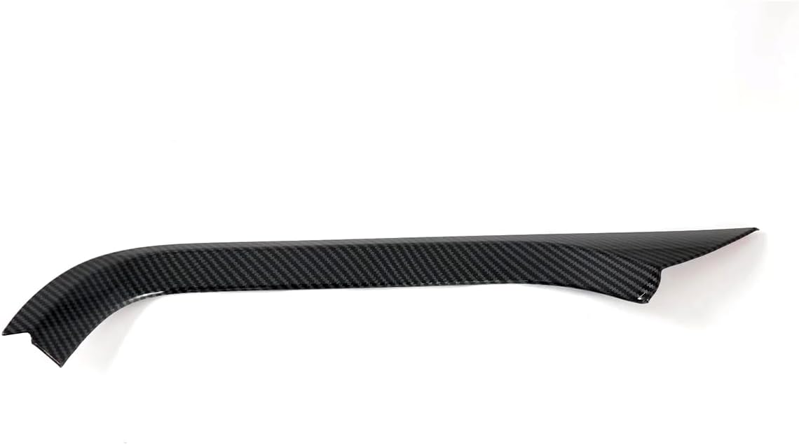 Car Accessories Interior Left Side Storage Glove Box Strip Trim Cover Carbon Fiber Style Fit for 2020 2021 2022 2023 Subaru Outback SUV ABS 1 PC