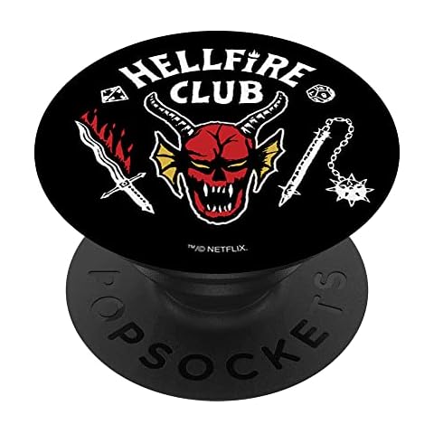 Stranger Things Hellfire Club Logo PopSockets Swappable PopGrip Cover